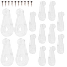 20Pièces Clips Support Verre Pour Montage Facile À Domicile