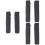 3Pcs Knitted Fingerless Gloves With Thumb Hole For Women Dark Grey 6