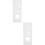 2Pcs Wall Mount Curling Iron Holder Styling Tool Organizer 9