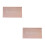 2Pcs Stainless Steel Reserved Table Signs Rose Gold 8
