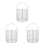 3Pcs Stainless Steel Washing Basket With Handle For Ultrasonic Cleaner 4