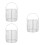 3Pcs Stainless Steel Washing Basket With Handle For Ultrasonic Cleaner 8