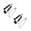 4Pièces Kit Outil Guitare Multifonction Acier Plastique Pour Entretien 9