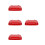 4Pcs 30L Outdoor Trash Can Lid Replacement Heavy Duty Waste Bin Cover 8