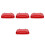 4Pcs 30L Outdoor Trash Can Lid Replacement Heavy Duty Waste Bin Cover 6