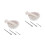 2 Sets Manual Garlic Presser Herb Masher for Home Restaurant 5