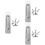 3 Sets Stainless Steel Pull Plate Modern Furniture Door Handle 6