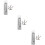 3 Sets Stainless Steel Pull Plate Modern Furniture Door Handle 9