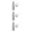 3 Sets Stainless Steel Pull Plate Modern Furniture Door Handle 8