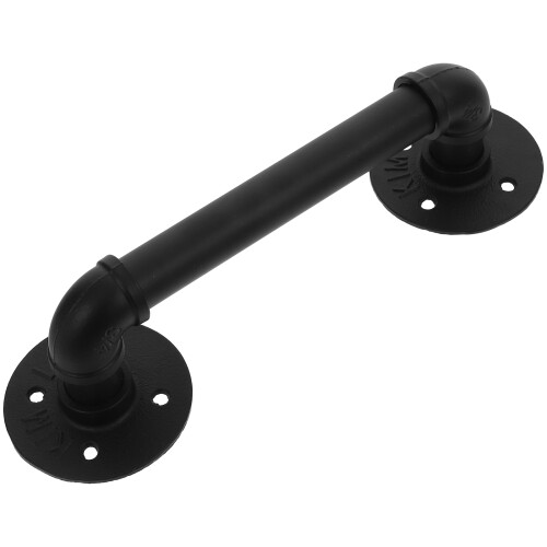 3Pcs Vintage Iron Door Handle Industrial Style Pull