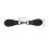 20 Pcs Artificial Coat Hook Buckles Black 2