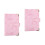 2St A6 PU Budget Binder Cover Roze Notitieboek Shell 6-Ringen 6