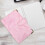 2St A6 PU Budget Binder Cover Roze Notitieboek Shell 6-Ringen 10