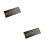 2Pcs Black Acrylic Restroom Signs Office Bathroom Door Plates 5