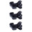 3Pcs Aluminum Compound Bow Cable Slide Bar String Splitter Roller 8