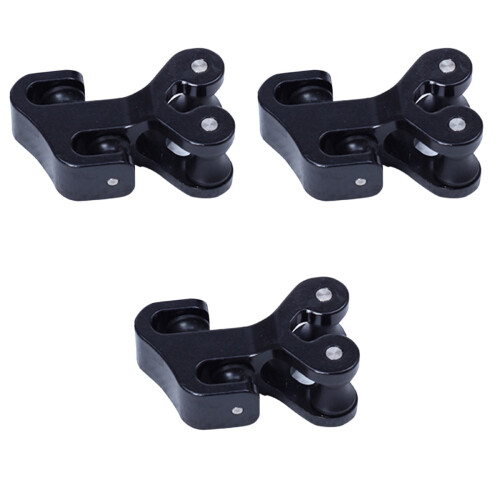 3Pcs Aluminum Compound Bow Cable Slide Bar String Splitter Roller 2