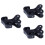 3Pcs Aluminum Compound Bow Cable Slide Bar String Splitter Roller 6