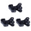 3Pcs Aluminum Compound Bow Cable Slide Bar String Splitter Roller 2