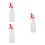 3Pcs 700Ml Plastic Spray Bottle Leak Proof Adjustable Nozzle 4