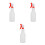 3Pcs 700Ml Plastic Spray Bottle Leak Proof Adjustable Nozzle 5