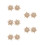 5 Pairs Rhinestone Button Covers Clip-On Outfit Upgrade 5