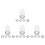 40 Pcs Replacement For Rotary Cutter Fabric Cutting Tool Silver 5