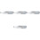 4Pcs Kitchen Desk Receipt Holder Slide Rack 10