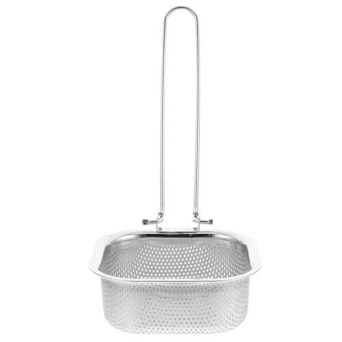 2Pcs Stainless Steel Noodle Strainer With Handle For Hot Pot Frying 1