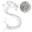 950 Stks Ties Label Lanyard 18,00X1,00X1,00 Cm Lichtgrijs 3