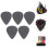 5 Pick-Storage-Box Gehäuse Für E-Gitarren-Halter 5