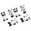 6St Bambusstäbchen Ablage Panda Büro Keramik Roter Panda 7
