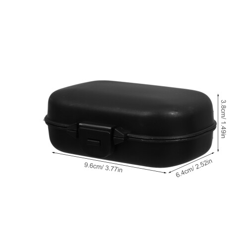 Glasses Case PC Schnappverschluss 4er Set Täglicher Gebrauch 1
