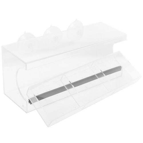 2 Sets Acryl Vogelfutter Spender Für Papageien 1