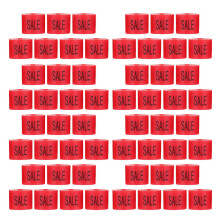 200 Kleidungsgrößen-Auszeichnungskarten Rot
