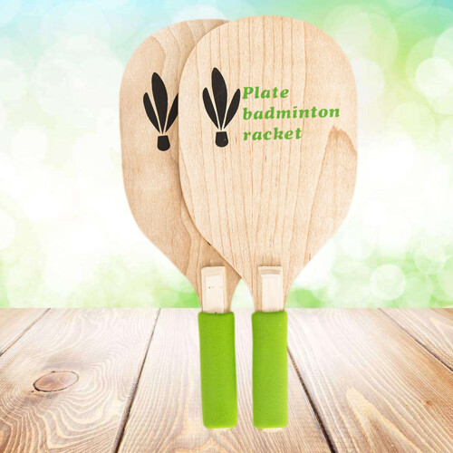 Badminton Holz Racket 2