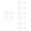 16 Pcs Acrylic Quilting Templates For Sewing Crafts 8