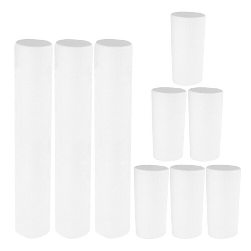18 Pcs Polystyrene Foam Cylinders For Diy Floral Craft Arrangements