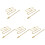 250 Pcs Long Bead Connector Clasp Ball Chain Keychain Tag Rings 4