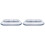 2 Pcs Transparent Heat-Resistant Square Glass Dish For Home 2