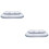 2 Pcs Transparent Heat-Resistant Square Glass Dish For Home 6