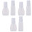 6 Pcs Push Down Bottles Empty Dispenser For Nail Polish Remover 3