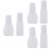 6 Pcs Push Down Bottles Empty Dispenser For Nail Polish Remover 6