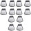 12 Pcs Professional Studio Camera Flash Reflector Light Diffuser 3