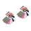 24 Pcs 30cm Square Linen Cotton Fabric Patches For Embroidery Sewing 4