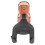 1Pc Black Wooden Violin Ukulele Wall Hanger with Automatic Lock Hook 1