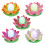 5Stk LED Schwimmende Lotus Lichter Für Teich, Pool, Garten 8