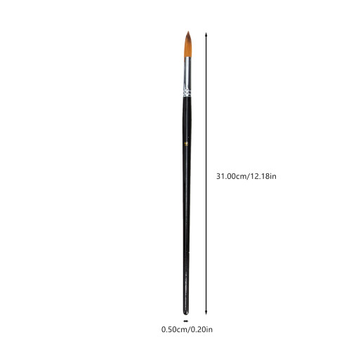 9-teiliges Pinselset Spitz Nylon Für Ölfarben 2