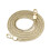 Metal Handtaschenkette Hellgold 1St 45,3*0,27 Zoll 9