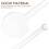 Stirring Sticks Transparent 80 7,1x1,2x0,04 Zoll 9