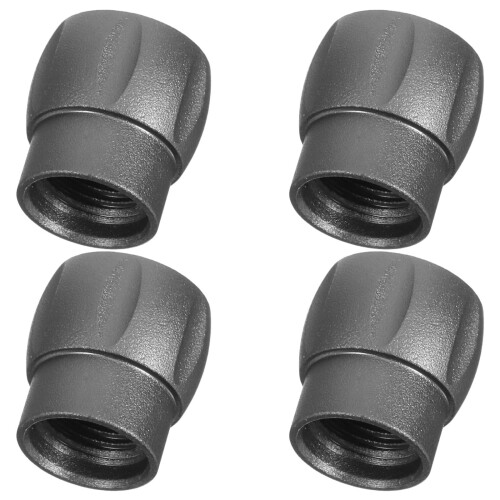 12Stk Grau Aluminium Ventilkappen Für Auto Reifenventilschutz Set 1